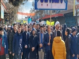 خروش خانواده بزرگ دانشگاه بناب در راهپیمایی یوم الله ۲۲ بهمن