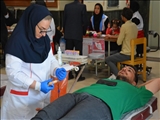 برگزاری پویش اهدای خون "حمایت ماندگار" در دانشگاه بناب