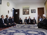 دیدار سرپرست جدید دانشگاه بناب و هیئت همراه با مدیر حوزه علمیه حضرت ولیعصر(عج)