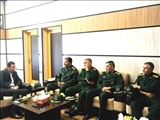 دیدار فرمانده سپاه بناب و هیئت همراه با سرپرست جدید دانشگاه بناب؛