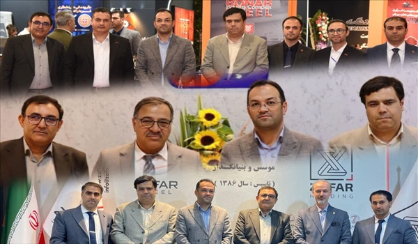 بازدید مسئولان دانشگاه بناب از غرفه‌های صنعتی در نمایشگاه متافو