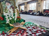 مراسم یادبود قائد شهید امت در حسینیه ولایت دانشگاه بناب برگزار شد